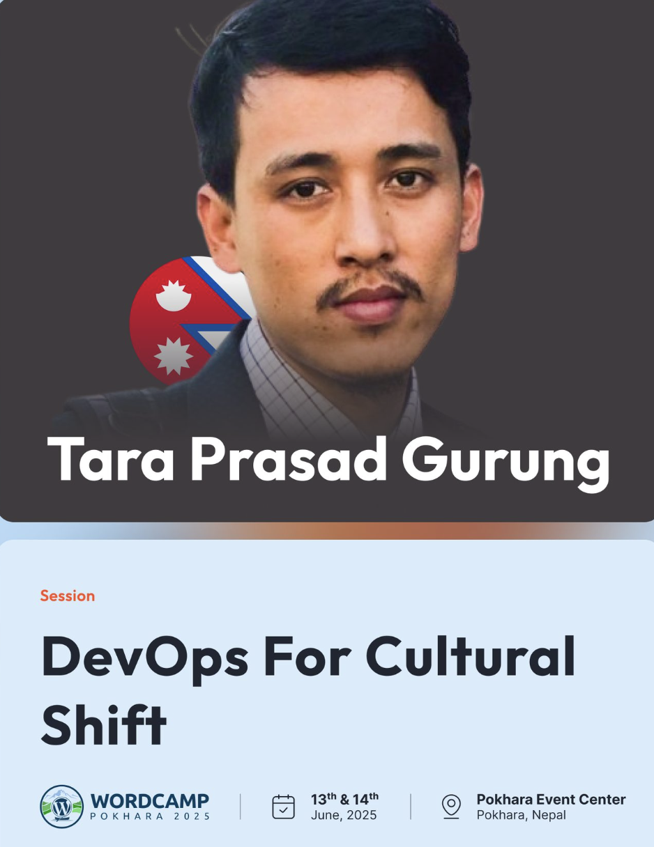 DevOps For Cultural Shift | WordCamp Pokhara